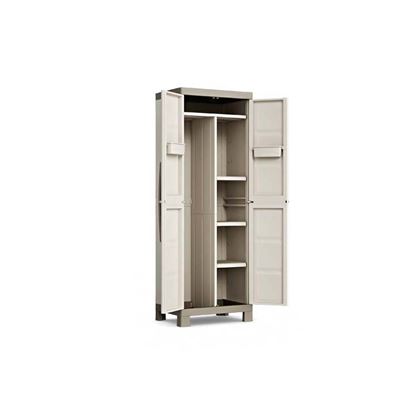 Immagine di ARMADIO ALTO EXCELLENCE PORTASCOPE, 3 RIPIANI REGOLABILI, IN RESINA, 65X45X182 CM