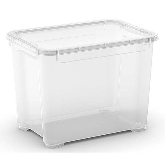 Immagine di CONTENITORE CON COPERCHIO, T BOX, TRASPARENTE, 38X26,5X28,5 CM