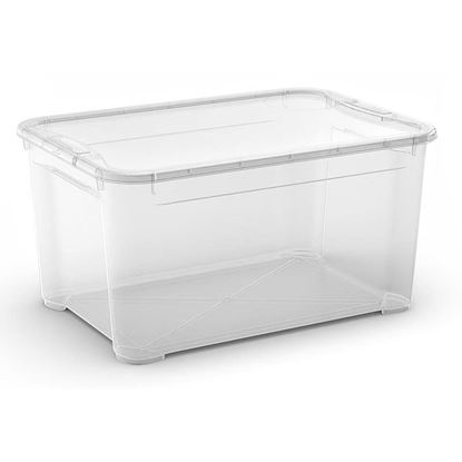 Immagine di CONTENITORE CON COPERCHIO, T BOX, TRASPARENTE, 55X39X28,5 CM