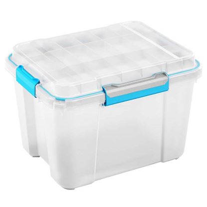 Immagine di CONTENITORE SCUBA BOX, ERMETICO, TRASPARENTE, 49,5X39XH34 CM