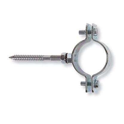 Immagine di COLLARE PESANTE, ACCIAIO ZINCATO, CON VITE E TASSELLO, CPT 4"