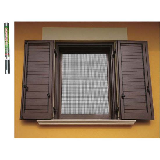 Immagine di ZANZARIERA IN FIBRA DI VETRO, COLORE GRIGIO, 120X250 CM