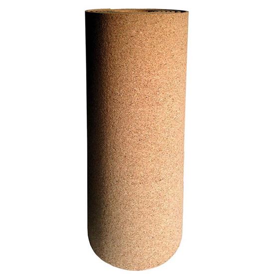 Immagine di ISOLANTE ISOSUGHERO, TERMO-ACUSTICO, IN AGGLOMERATO DI SUGHERO NAT., DENS.180/200 KG/M², SPESS.4 MM, ROTOLO MT 8XH50 CM