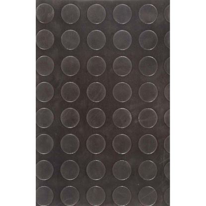 Immagine di PAVIMENTO IN GOMMA SBR, SPESSORE 3 MM, H 1,25 MT, PESO 4,5 KG/M², COLORE NERO, SUPERFICIE BOLLO