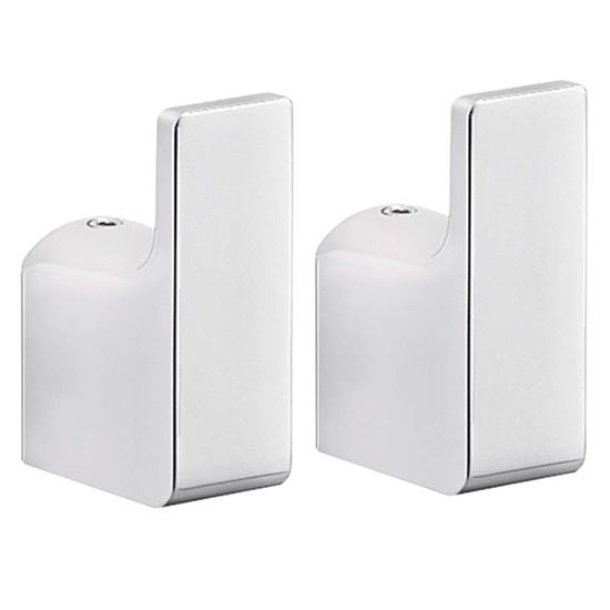 Immagine di APPENDINO, PIRENEI, SINGOLO, COLORE CROMO, 2 PEZZI