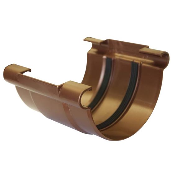 Immagine di GIUNZIONE TECNO IMAC, LUNA, ESTERNA PER CANALE DI GRONDA, COLORE RAME ROSSO