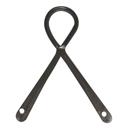 Immagine di 2 ATTACCAGLIE AD OCCHIELLO, FERRO GREZZO