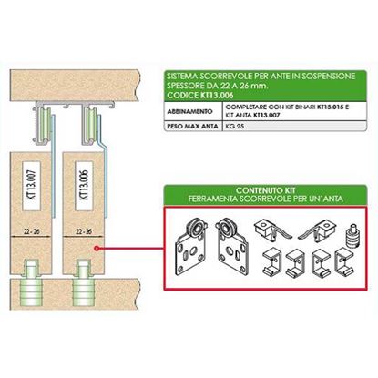 Immagine di BINARI PER ARTICOLO KT13.006 E KT13.009