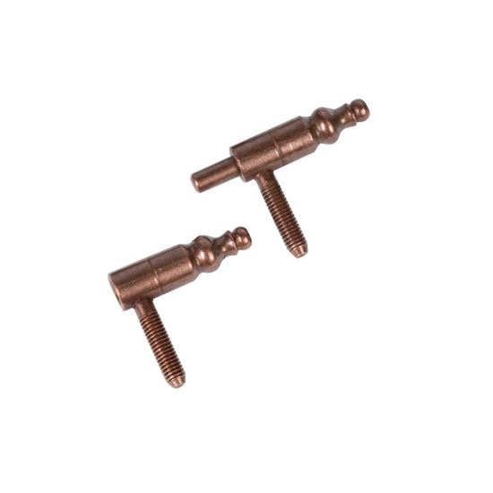 Immagine di 2 CERNIERA ANUBA BAROCCO, Ø 11 MM, FERRO OTTONATO