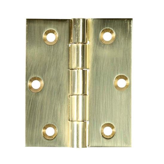 Immagine di 2 CERNIERE OTTONE, PIATTA ALTEZZA 60 MM