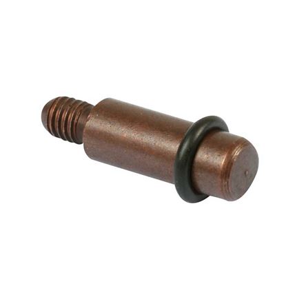 Immagine di REGGIPIANO TONDO, FILETTATO 5MA, CON BUSSOLA E ANELLO GOMMA, 12 PEZZI, COLORE BRONZO
