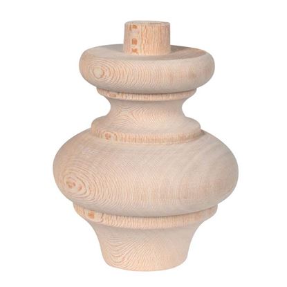 Immagine di PIEDE IN LEGNO NATURALE, Ø 90XH100 MM
