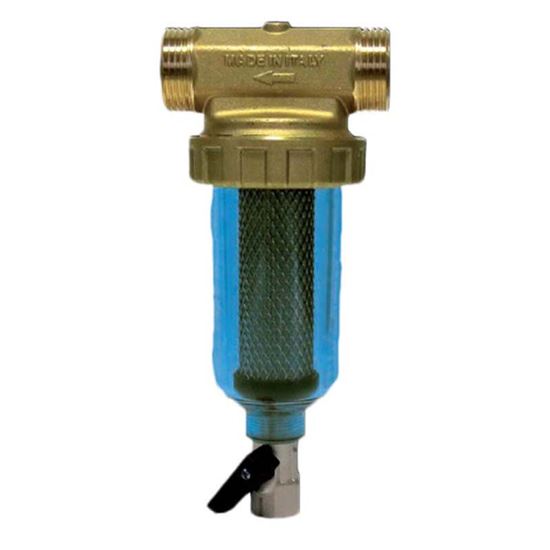 Immagine di FILTRO DISSABBIATORE, TESTA OTTONE, AUTOPULENTE, 3/4"X 1"