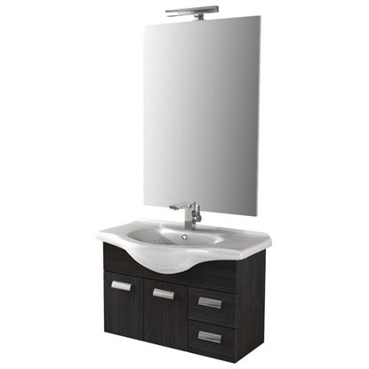 Immagine di BASE CORTINA, 2 ANTE 2 CASSETTI 85 CM COLORE GRIGIO