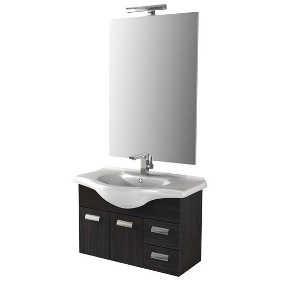 Immagine di BASE CORTINA, 2 ANTE 2 CASSETTI 85 CM COLORE GRIGIO