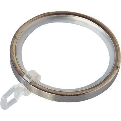 Immagine di ANELLI FERRO, EASY CONTEMPORANEO, CON GUAINA E GANCETTO, Ø 32 MM, NICKEL