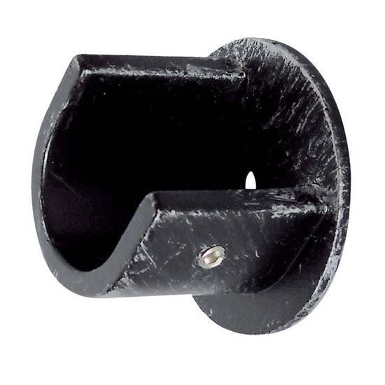 Immagine di SUPPORTO APERTO, EASY BASICO, FISSAGGIO A PARETE, Ø 20 MM, 2 PEZZI, COLORE AVORIO/ORO