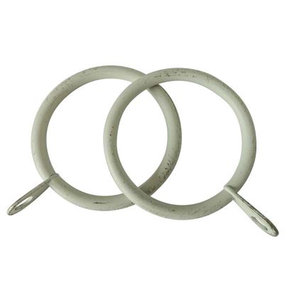 Immagine di ANELLI FERRO, EASY BASICO, CON ASOLA, Ø 32 MM, 10 PEZZI, COLORE AVORIO/ORO