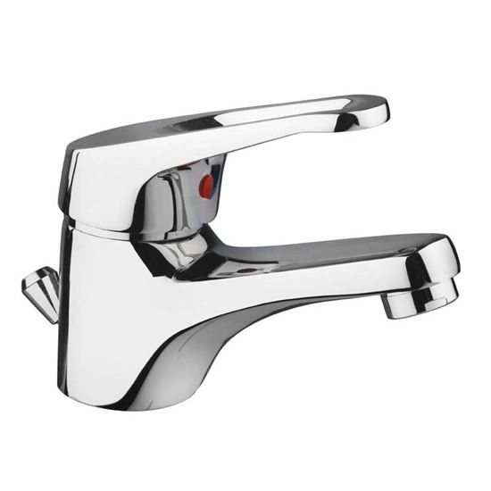 Immagine di MISCELATORE LAVABO, NICE, CON SCARICO HOSTAFORM, 1"1/4, COLORE CROMO