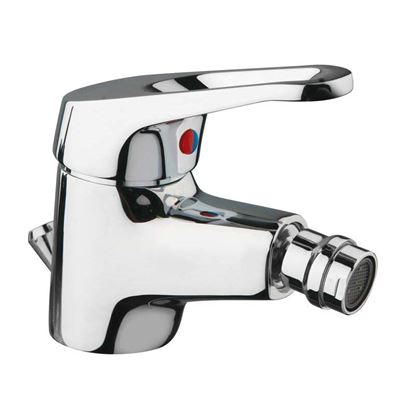 Immagine di MISCELATORE BIDET, NICE, CON SCARICO HOSTAFORM, 1"1/4, COLORE CROMO