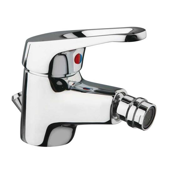 Immagine di MISCELATORE BIDET, NICE, CON SCARICO HOSTAFORM, 1"1/4, COLORE CROMO