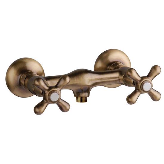 Immagine di RUBINETTO DOCCIA PAINI, CLASSIC, DA ESTERNO, OTTONE ANTICO