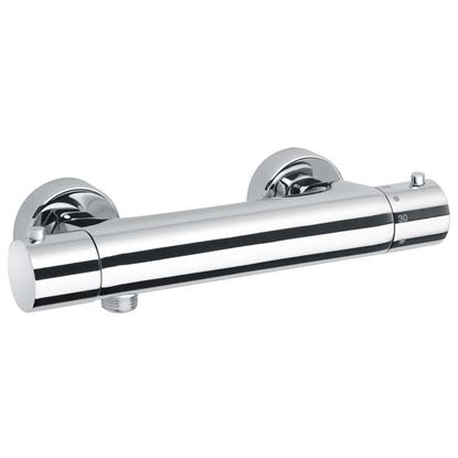 Immagine di MISCELATORE TERMOSTATICO DOCCIA, THERMO 3, DA ESTERNO, COLORE CROMO