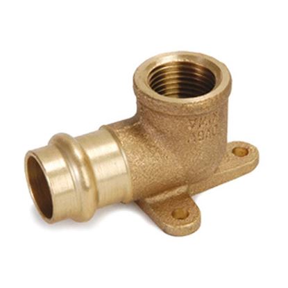Immagine di GOMITO B-PRESS GAS BANNINGER, CON FLANGIA, F 1/2"X15 MM