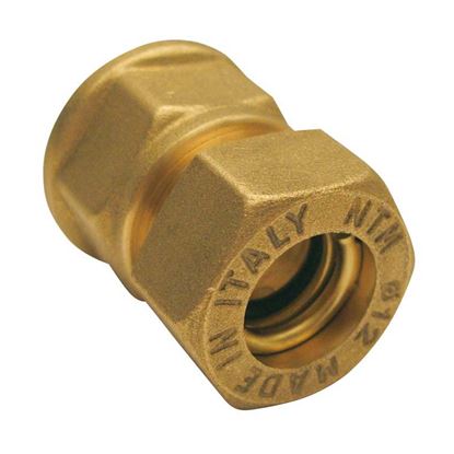 Immagine di RACCORDO MECCANICO DRITTO, RAME, F 1/2"X12 MM