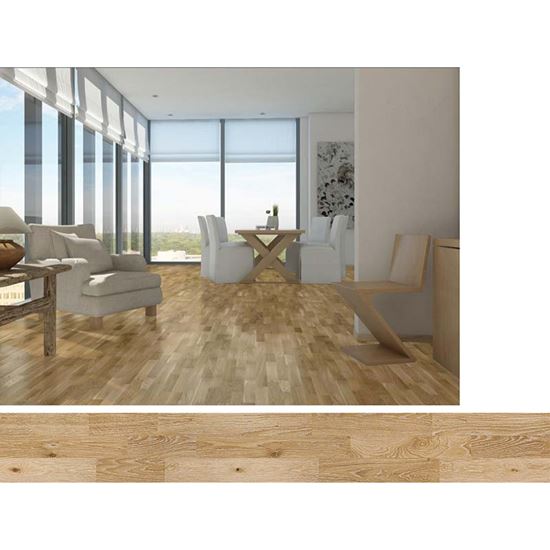 Immagine di PARQUET CLASSICO, 14X207X1092 MM, 1,58 M² A CONFEZIONE, COLORE ROVERE SBIANCATO