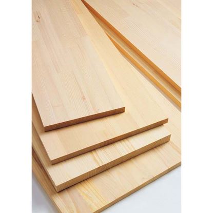 Immagine di TAVOLA LAMELLARE, ABETE, LISTA UNICA 28 MM, 250X30 CM