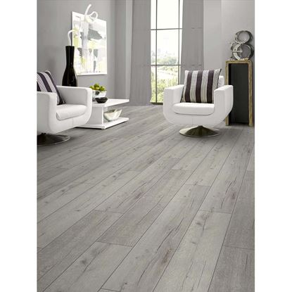 Immagine di PAVIMENTO LAMINATO ROBUSTO, 12X188X1375 MM, 1,293 M² A CONFEZIONE, COLORE ROVERE GHIACCIO