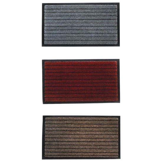 Immagine di ZERBINO ALASKA, ASCIUGAPASSO, IN POLIPROPILENE TUFTATO, FONDO IN VINILE, COLORI ASSORTITI, 60X90 CM