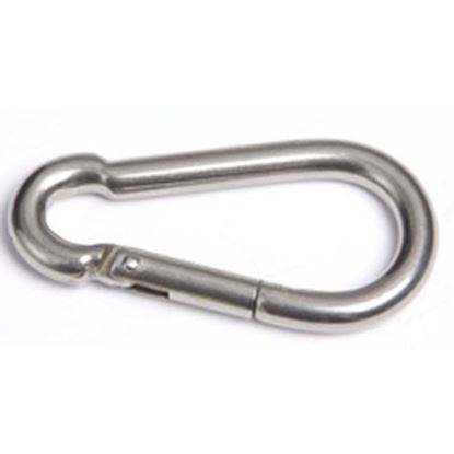 Immagine di MOSCHETTONE POMPIERE, ACCIAIO INOX AISI 316, 8X80 MM, 1 PEZZO