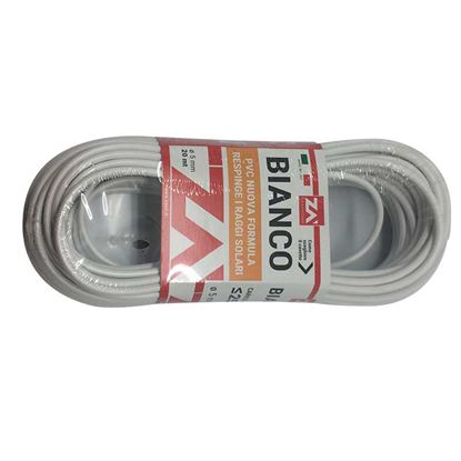 Immagine di CAVETTO BIANCO, MM 4,5X20 MT