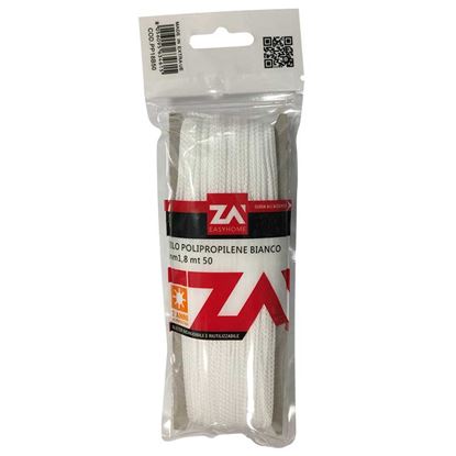 Immagine di TRECCIA POLIPROPILENE, MM 1,8X50 MT, COLORE BIANCO