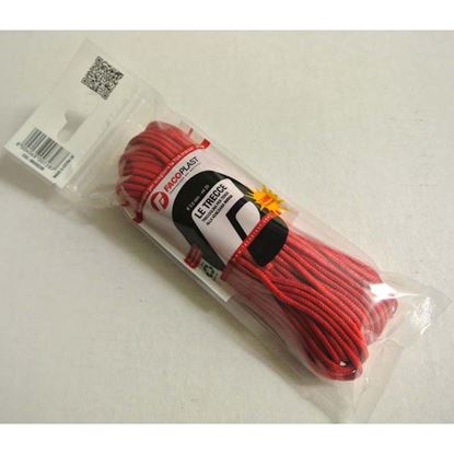 Immagine di TRECCIA VENEZIANA, COLORE ROSSO, MM 3X20 MT