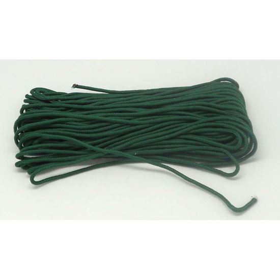 Immagine di TRECCIA VENEZIANA, COLORE VERDE SCURO, MM 3X20 MT