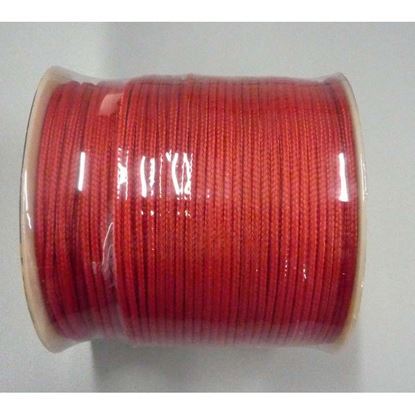 Immagine di TRECCIA VENEZIANA, MM 3X100 MT, COLORE ROSSO
