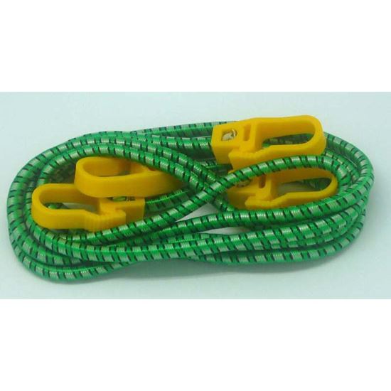 Immagine di ELASTICI CON GANCIO, PLASTICA, MM 8X2 MT, 2 PEZZI