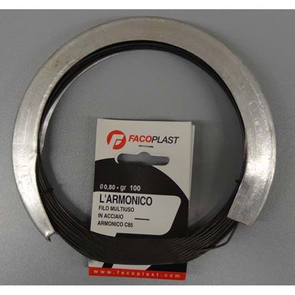 Immagine di FILO MULTIUSO, ACCIAIO ARMONICO, C85 + AL 1 MM, 100 GR