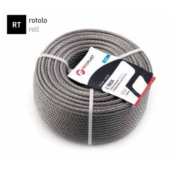 Immagine di FUNE INOX 316, MM 4X100 MT