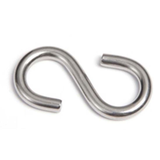 Immagine di GANCI A S, INOX 316, 5 MM, 3 PEZZI