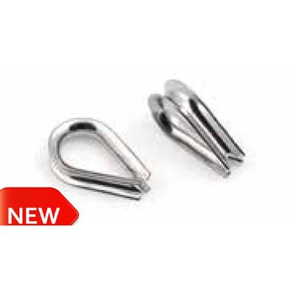Immagine di REDANCE PER FUNI, ACCIAIO INOX AISI 316, 5 MM, 4 PEZZI
