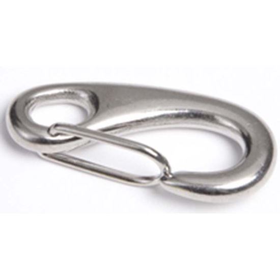 Immagine di MOSCHETTONE A GANCIO, ACCIAIO INOX AISI 316 T 50