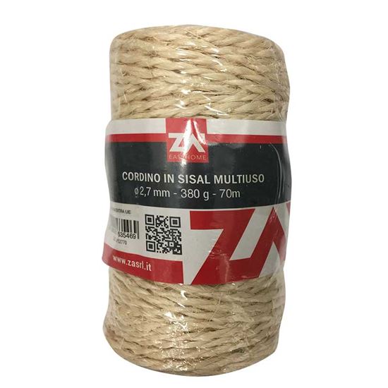 Immagine di CORDINO SISAL, 3 CAPI, 120 GR, 18 MT