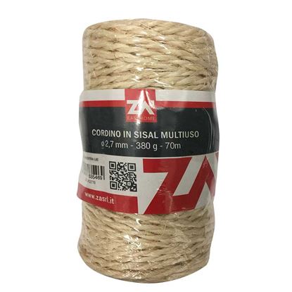 Immagine di CORDINO SISAL, 3 CAPI, 400 GR, 70 MT