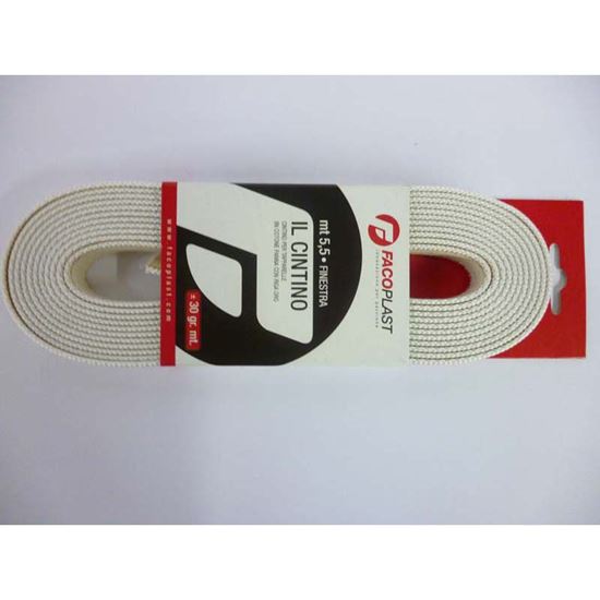 Immagine di CINTINO COTONE PESANTE, RIGA ORO, 30 GR, 5,5 MT