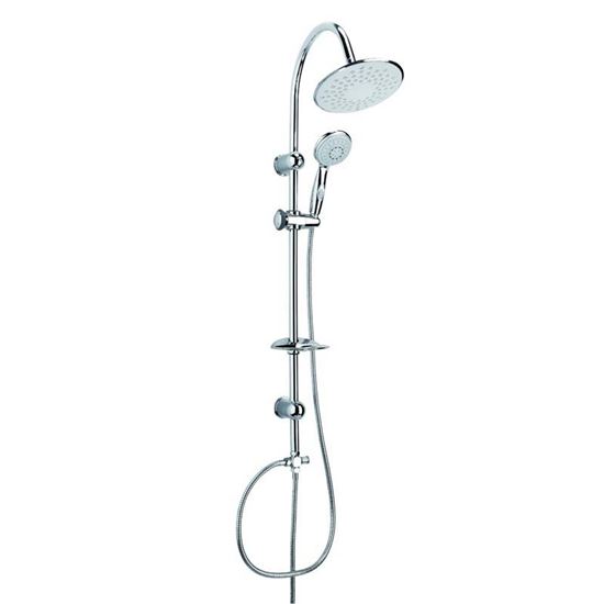 Immagine di COLONNA DOCCIA UNIVERSE IN ACCIAIO INOX E ABS