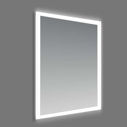 Immagine di SPECCHIO LUX, 60X80 CM, FILO LUCIDO CORNICE SATINATA, RETROILLUMINATA CON LED